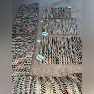 The Spring Shop Multicolor Braided Place Mat Set - 5 pcs total